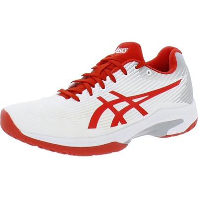 

Женские теннисные туфли Asics Solution Speed FF Ivory 5 Medium (B,M) BHFO 9009, White/fiery red