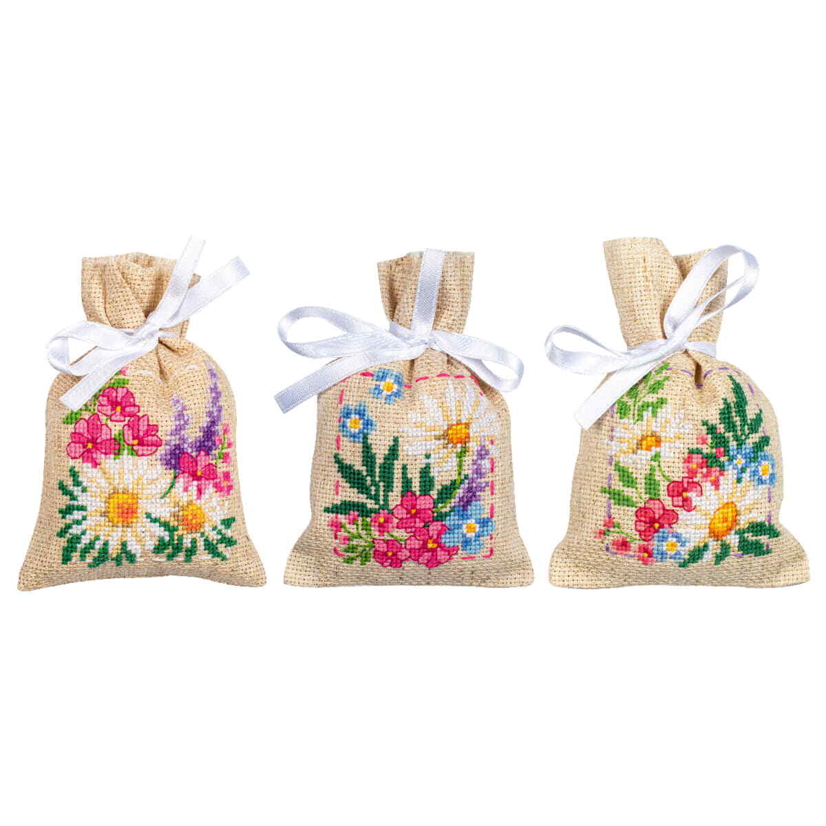 Vervaco herbal bags counted cross stitch kit 