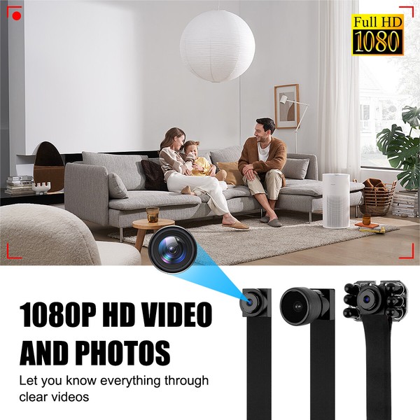1080P Mini Spy Camera WiFi HD Hidden IP Night Vision Camcorder Home Security Cam - Image 180