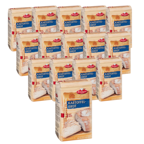 BIELMEIER KÜCHENMEISTER Brotbackmischung Kartoffelbrot 15 Stück á 500 g made in
