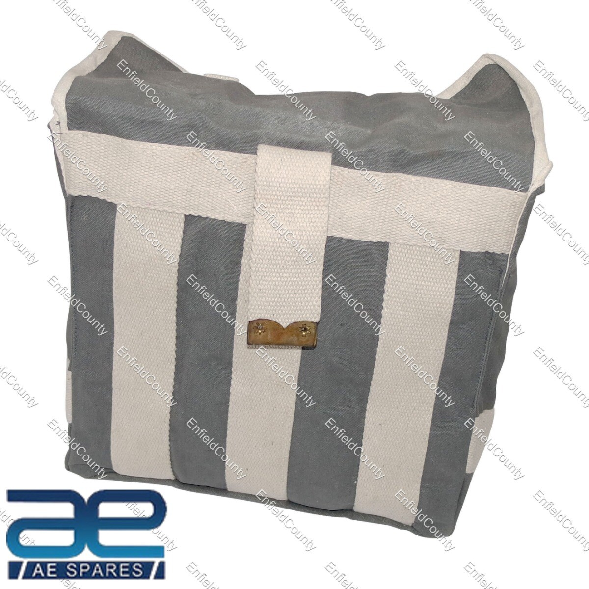Side Hanging Canvas Bag Set Light Military Green For Norton Triumph M20 21   