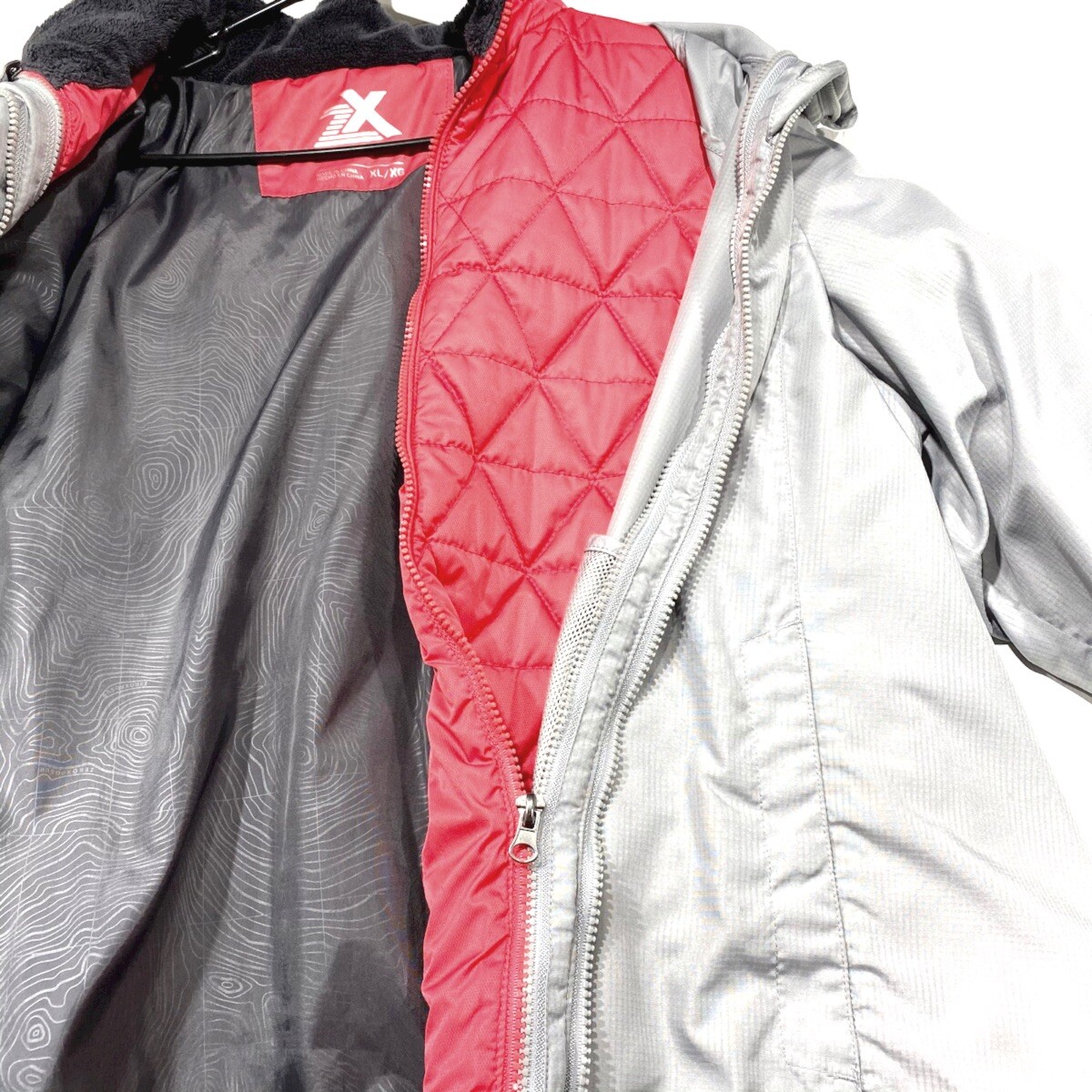 Hooded Full Zip Snow Ski Jacket 