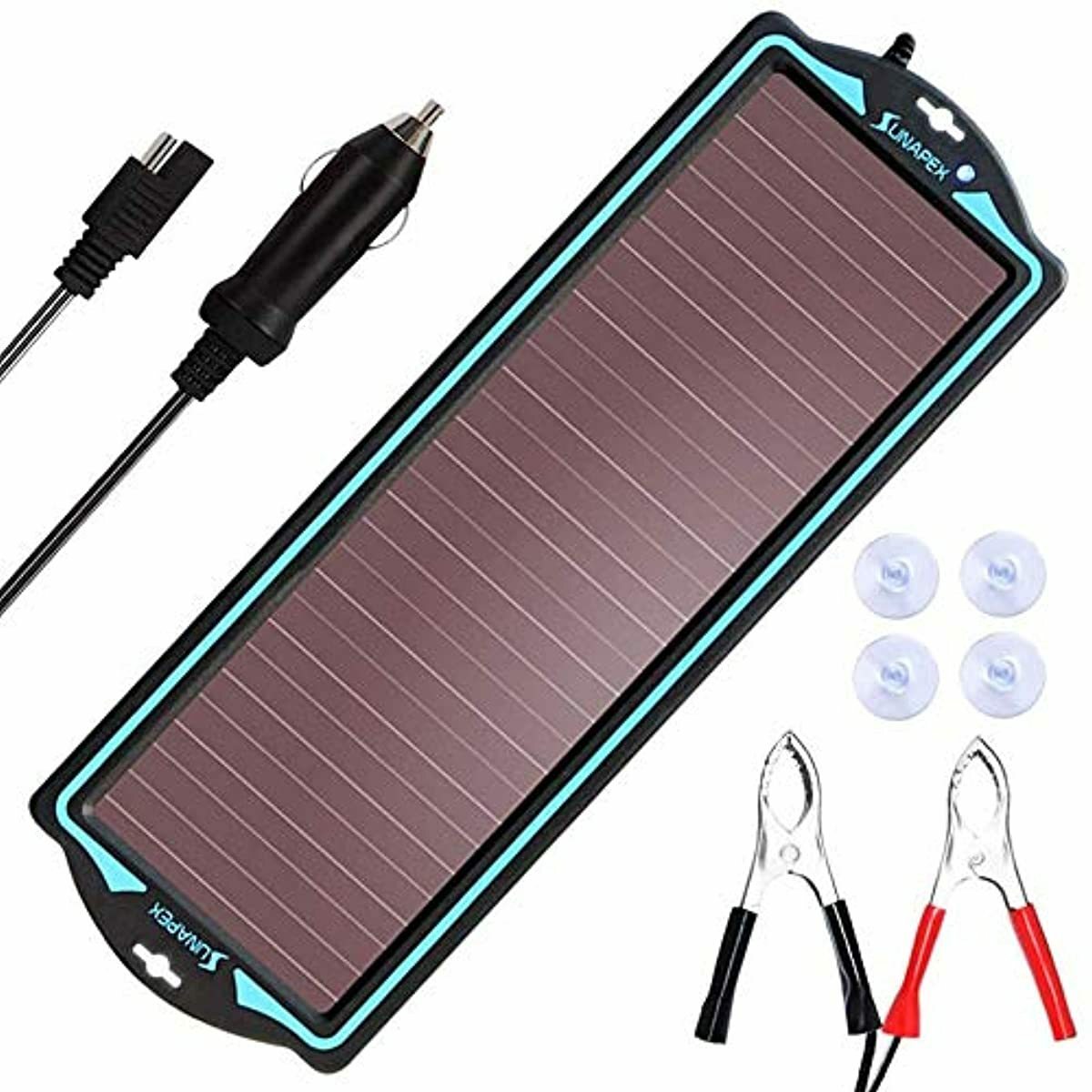 Solar Trickle Charger for Car Battery Vehicle 12 Volt ATV Lawn Tractor Mower Van