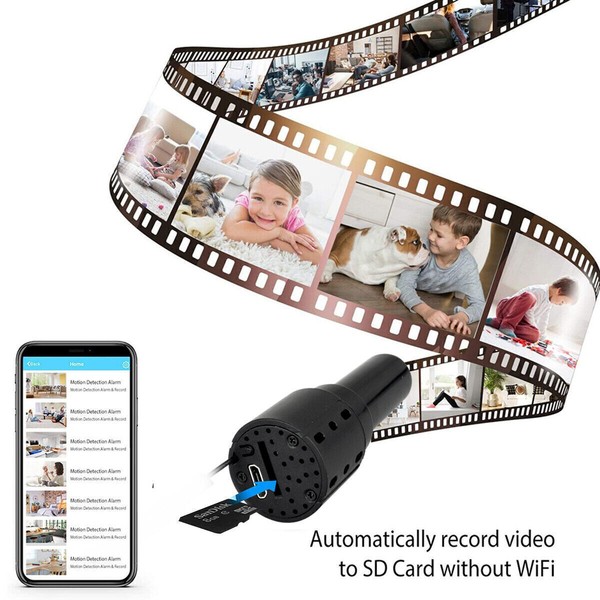 Mini Spy Camera WiFi 1080P Hidden IP HD Night Vision Camcorder Home Security Cam - Image 5