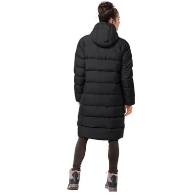 JACK WOLFSKIN JACK WOLFSKIN WOMENS CRYSTAL PALACE COAT JACKET - BLACK - L