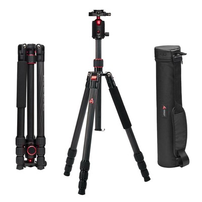 3Pod TREK 4-Section CF Travel Tripod/Monopod, с шаровой головой 3Pod B2 AB Series Al