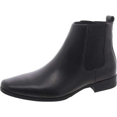 Мужские ботинки Челси Calvin Klein Brayden черного цвета по щиколотку 7 Средний (D) BHFO 9363