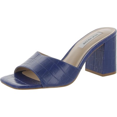 Женские босоножки Steve Madden Alaya Blue Slide, размер 6, средний (B,M), BHFO 6211