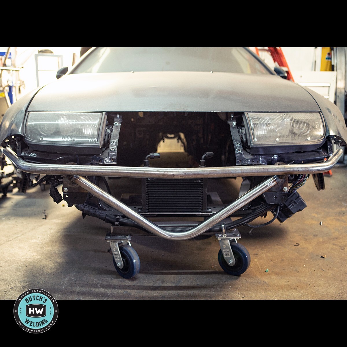 Z32 FRONT CRASH BAR - With Jack Point For Nissan 300zx 90-96