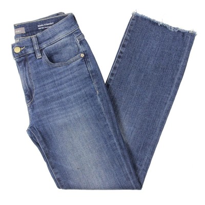 DL1961 Женские джинсы Mara Blue Denim средней стирки с прямыми штанинами 29 BHFO 0490
