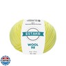 Estako Wool 98 100% Superwash Merino Wool Medium Worsted Weight Soft Knitting and Crochet Yarn 1.76 oz (50gr) 98 yds (90 m) (6365-Light Yellow)