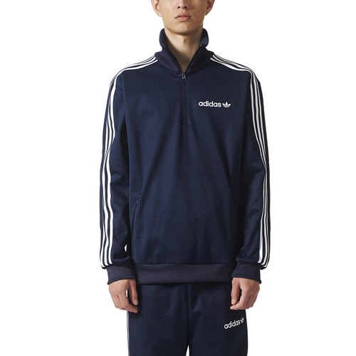 Adidas Men's Originals Minoh Half Zip Track Jacket Legend