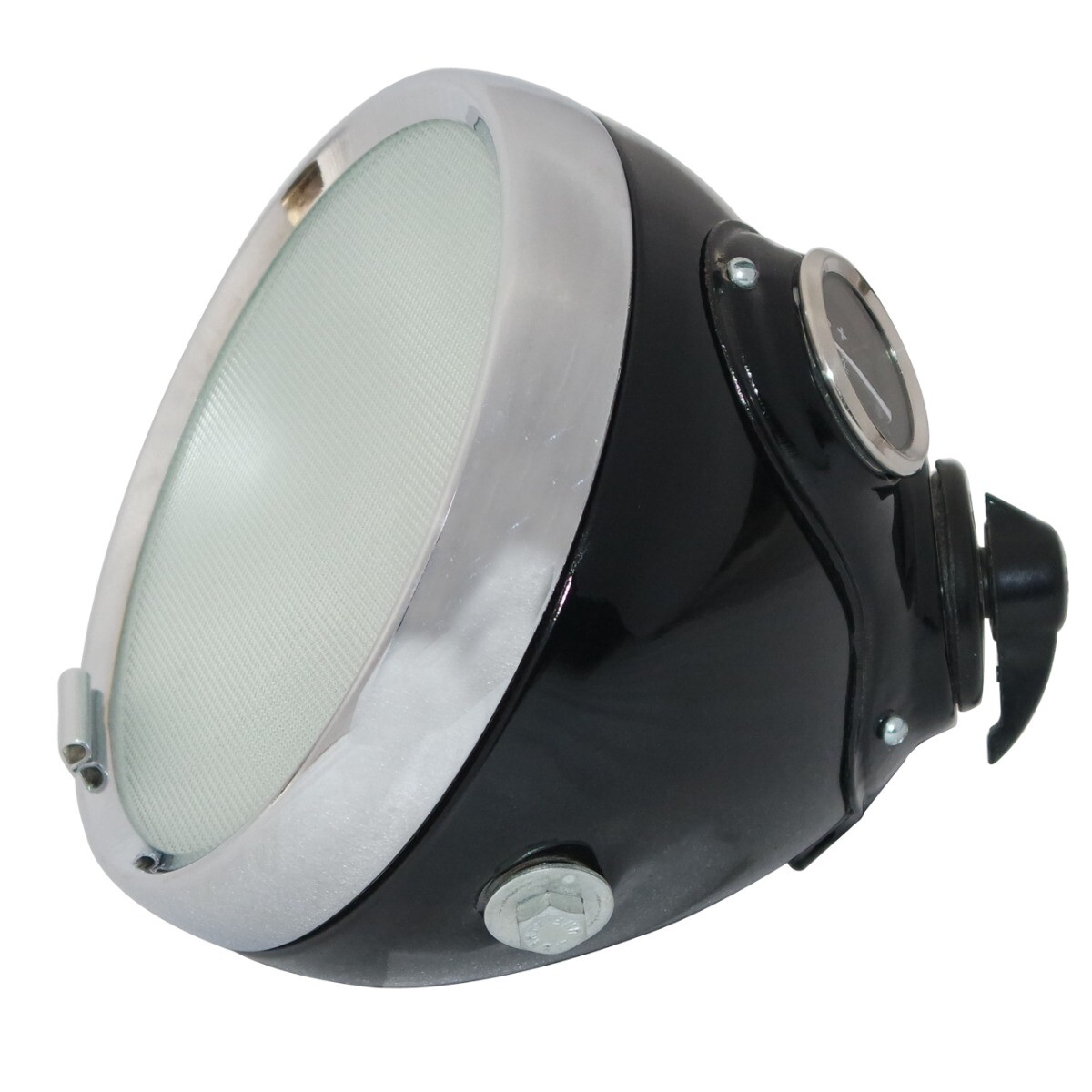 6" Lucas MU42 Flat Frost Glass Headlight Panther Fits Triumph Ariel Douglas 