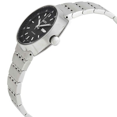 Pre-owned Mido X Automatic Black Dial Stainless Steel Ladies Watch M733041812