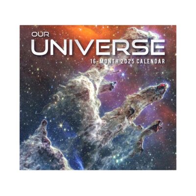 Our Universe 2025 Full Size Wall Calendar for Planning Scheduling and Organizing