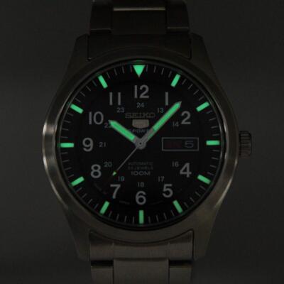 Pre-owned Seiko 5 Sports Snzg13jc Mechanical Automatic Men's Watch Stainless Steel