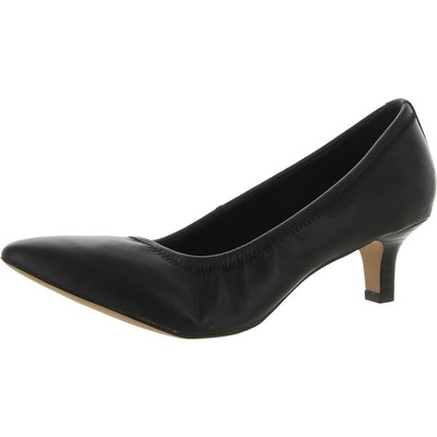 

Женские туфли Clarks Shondrah Rae черные на каблуке «котенок» 11 средний (B,M) BHFO 0734, Black leather