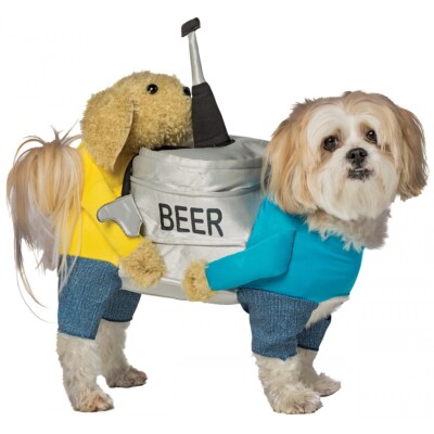 Dog Beer Keg Pet Costume Pet Halloween Fancy Dress