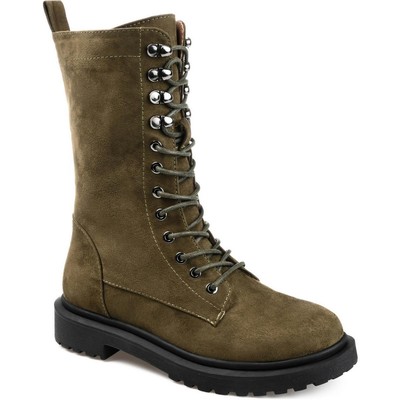 Женские ботинки Cadee Combat и ботинки на шнуровке из коллекции Journee 6.5 Medium (B,M) 8367