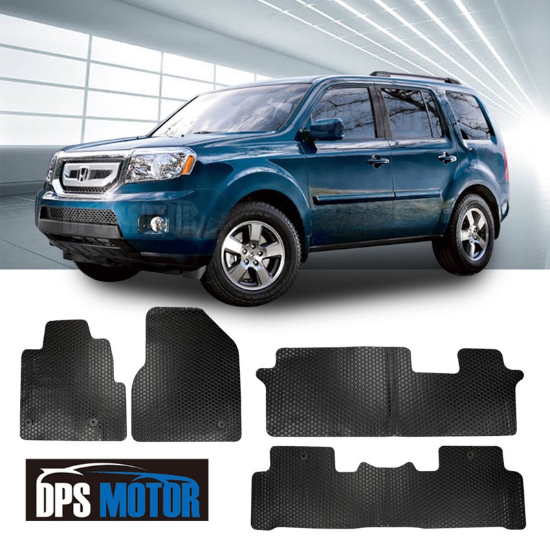 4 Pieces All Weather Front Rear Heavy Rubber Floor Mat Set For 09