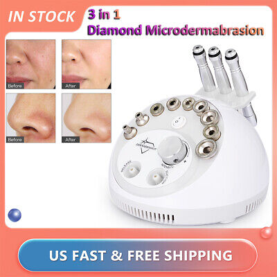 3 in 1 Diamond Microdermabrasion Dermabrasion Machine Facial Care Peel Vacuum