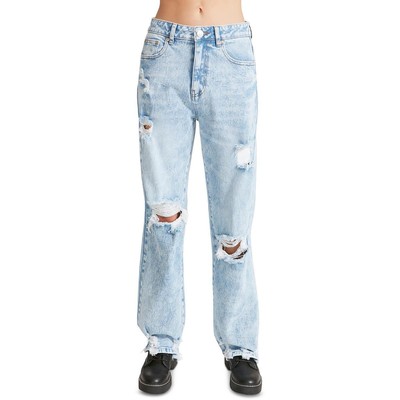 

Женские синие джинсы для мам с высокой посадкой Madden Girl Love 90s Juniors  BHFO 6450, Light wash, Love '90s Fit