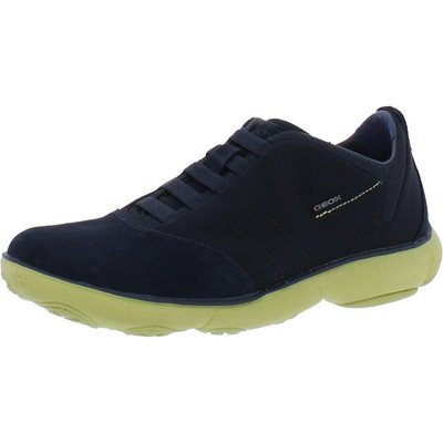 

Мужские замшевые кроссовки Geox Respira Nebula Navy 6 Medium (D) BHFO 7737, Blue/lime green, Nebula