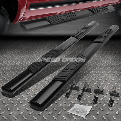 ДЛЯ 09-14 FORD F150 EXT/SUPER CAB 5 ЧЕРНАЯ ОВАЛЬНАЯ БОКОВАЯ ПОДНОЖКА NERF BAR ДЛЯ ПОДНОЖКИ