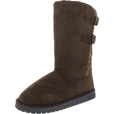

Женские зимние ботинки Muk Luks Jean Brown для холодной погоды 8 Medium (B,M) BHFO 1565, Dark brown, Jean