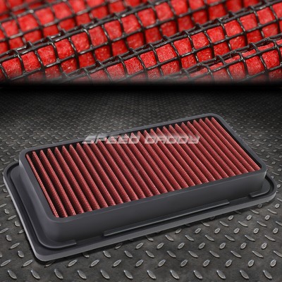 ДЛЯ 13-16 FRS/BRZ 05-10 TC КРАСНАЯ МНОГОРАЗОВАЯ/МОЮЩАЯСЯ ВСТАВНАЯ ПАНЕЛЬ ВОЗДУШНОГО ФИЛЬТРА