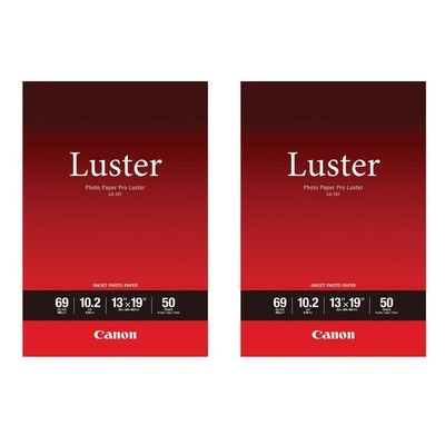 Фотобумага Canon 2 упаковки LU-101 Pro Luster (13x19), 50 листов #6211B005 2