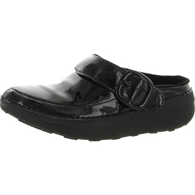

Fitflop Womens Gogh Pro Superlight Black Clogs Shoes 5 Medium (B,M) BHFO 1328, Black patent, Gogh Pro Superlight