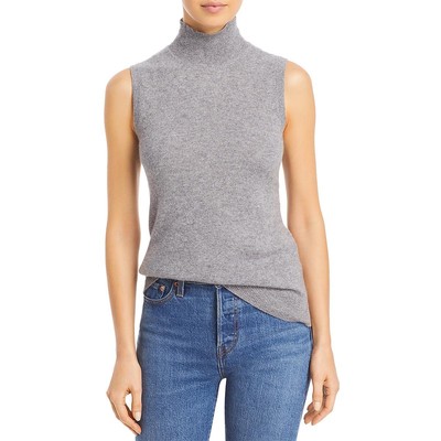 

Женская серая кашемировая майка с воротником-стойкой Private Label Рубашка  BHFO 9970, Medium grey