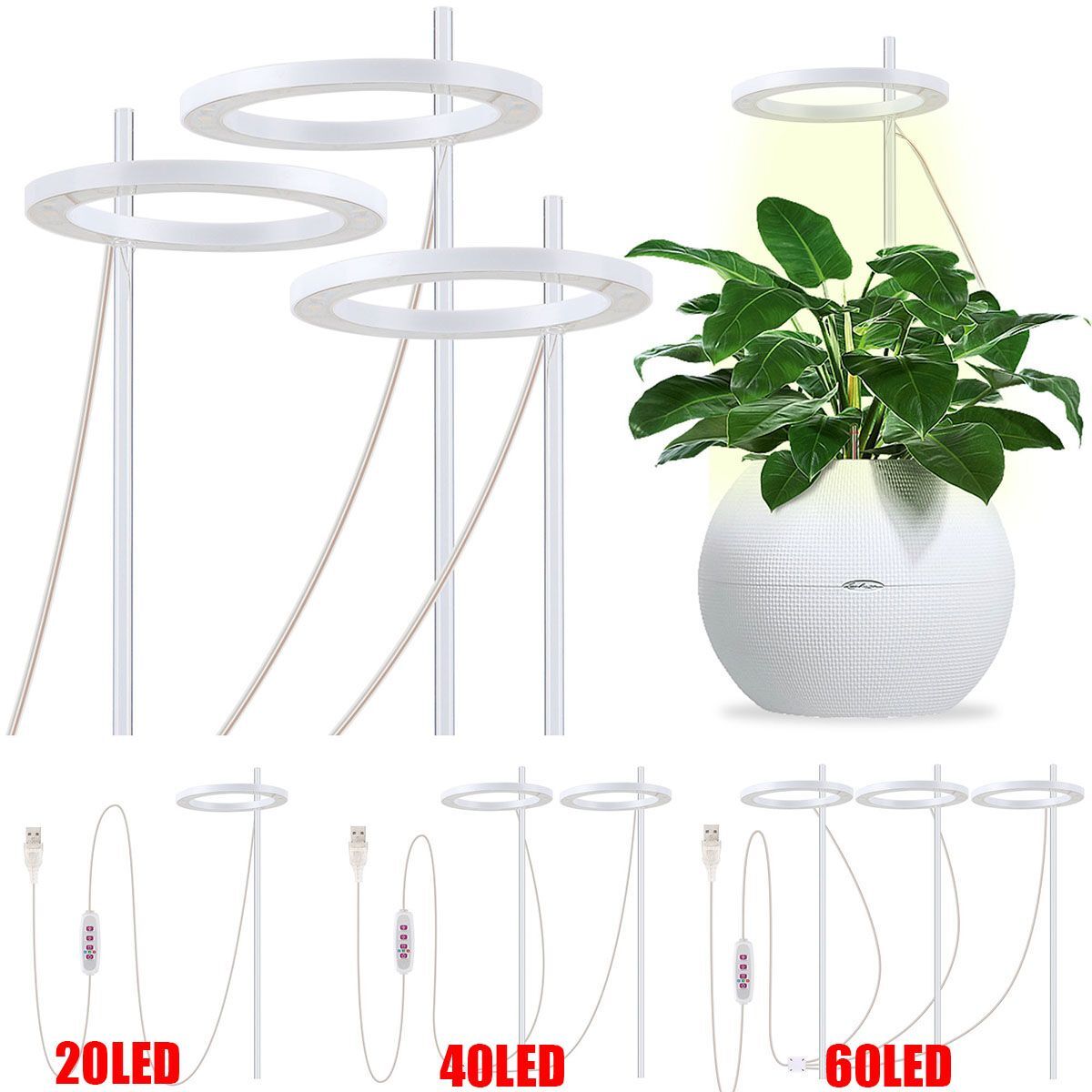 S For Indoor Plants Growth Led Lamp Bulbs Sunlight Lamps