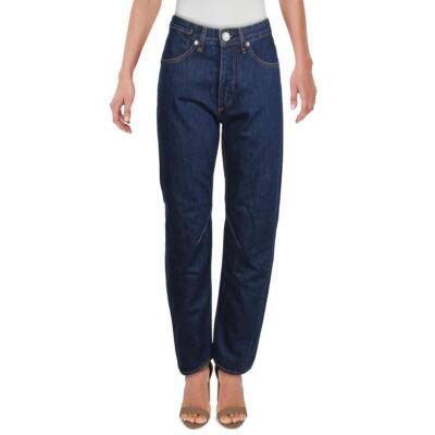 

Женские синие зауженные джинсы Rag - Bone со средней посадкой из денима  BHFO 0700, Cote d azur