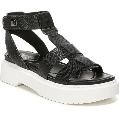 Женские босоножки-гладиаторы Franco Sarto Wallow Ч/б, средний размер 5,5 (B,M) BHFO 7894