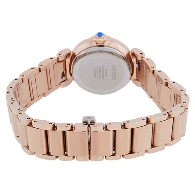Pre-owned Citizen Eco-drive L Mae Diamond Ladies Watch Em1123-62x