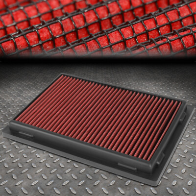 ДЛЯ 10-18 LEXUS ES LS TOYOTA CAMRY RAV4 МОЮЩАЯСЯ ОТКИДНАЯ ПАНЕЛЬ AIR FITLER КРАСНОГО ЦВЕТА