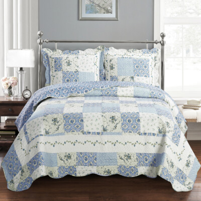 Brea Antique Soft Microfiber Quilt Set
