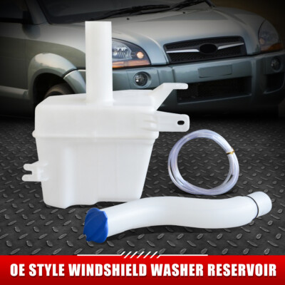 ДЛЯ 05-09 TUCSON OE STYLE БАЧОК ДЛЯ ЖИДКОСТИ ОМЫВАТЕЛЯ ЛОБОВОГО СТЕКЛА В СТИЛЕ OE + КРЫШКА + НАСОС