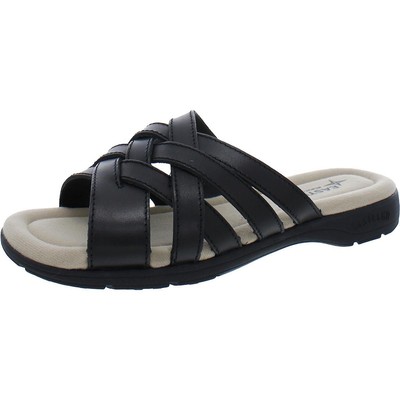 

Женские кожаные сандалии без каблуков из светло-коричневого цвета Eastland Huarache Sandals BHFO 2500, Hazel