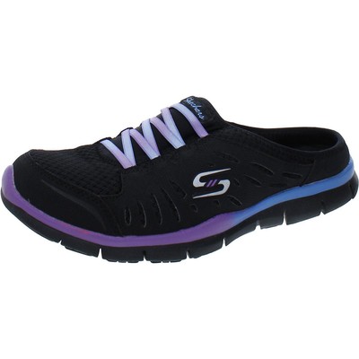 

Черные женские туфли без ограничений Skechers 10, средний (B,M) BHFO 8602, Black/purple