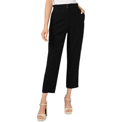 Женские черные тканые офисные брюки-мешок с высокой талией Vince Camuto 8 BHFO 0445