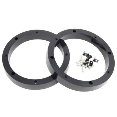 1 Pair 8.5'' inch Plastic Spacer Speaker Rings Custom Mounting Adapter Subwoofer