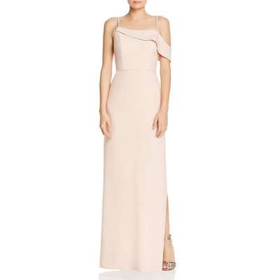Женское розовое асимметричное вечернее платье Laundry by Shelli Segal 2 BHFO 2132