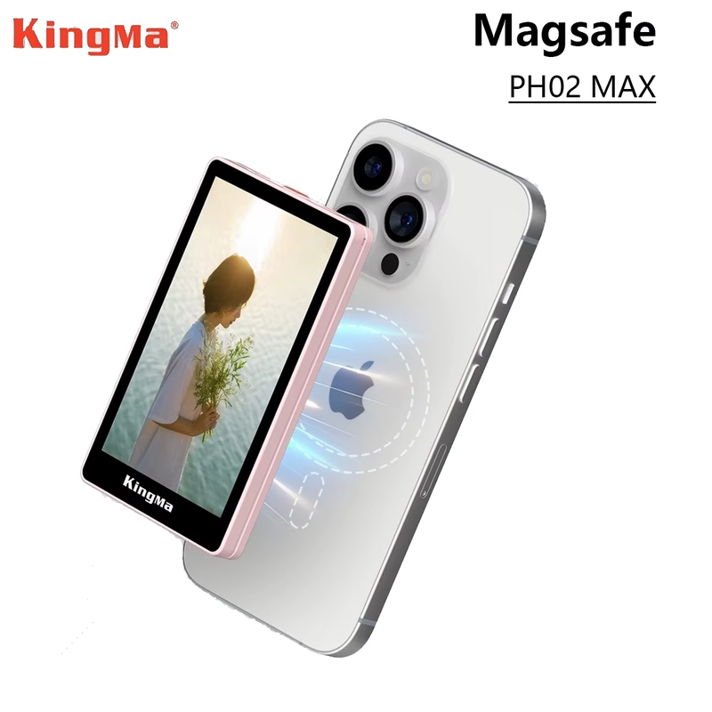 Kingma PH02 Max Magnetic Vlog Selfie Monitor Screen for for iPhone13 14 15 16 p