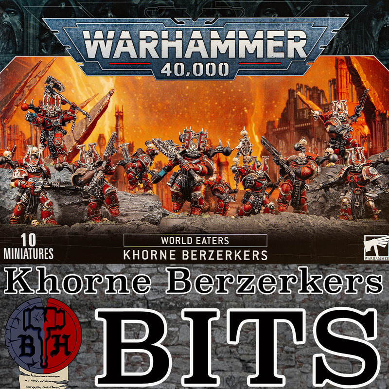 Warhammer 40K Chaos Space Marines World Eaters Khorne Berzerkers Set