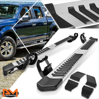 For 15-21 Ford F150/ F250 F350 SD Crew Cab 6" Step Nerf Bar Running Board Chrome