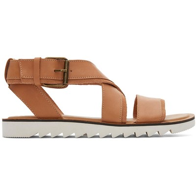 

Женские туфли Toms Sidney Tread Tan с пряжкой и ремешком на щиколотке 8,5 средний (B,M) BHFO 2032, Warm beige leather/suede, Sidney Tread