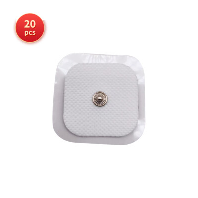 Snap Electrode Pads 2x2'' Replacement fit TENS Unit Pulse Massager Self Adhesive